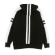 felpa leggera cappuccio uomo hoodie over BLACK