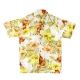 camicia manica corta uomo hawaiian shirt LIVINGSTON CREAM