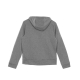 felpa leggera cappuccio zip ragazzo dry fleece gfx CARBON HEATHER/BLACK