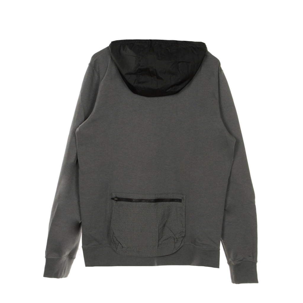 felpa leggera cappuccio uomo sportswear cj hoodie IRON GREY/BLACK