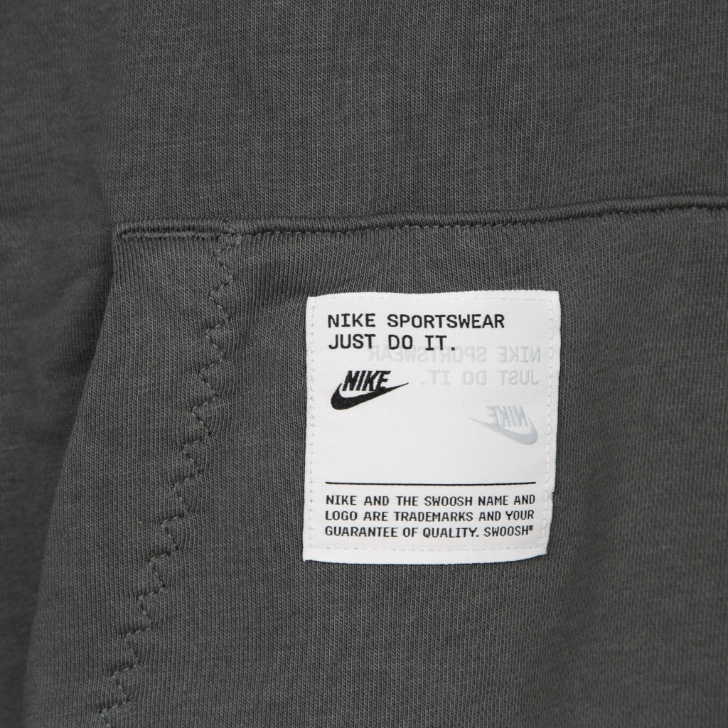 felpa leggera cappuccio uomo sportswear cj hoodie IRON GREY/BLACK