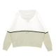felpa leggera cappuccio corta donna sportswear archive remix hoody WHITE/LIGHT BONE/BLACK