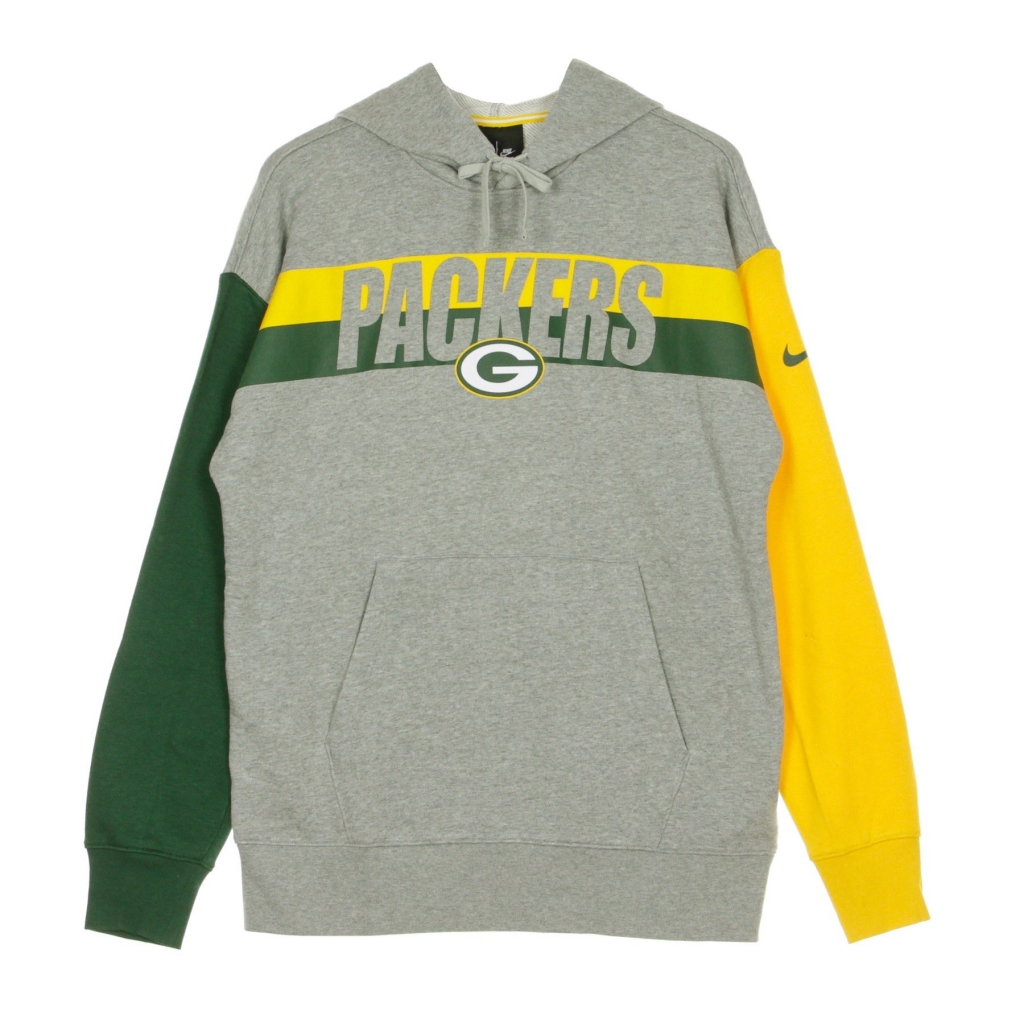felpa leggera cappuccio uomo nfl wordmark long sleeve heritage hoodie grepac HEATHER GREY/ORIGINAL TEAM COLORS