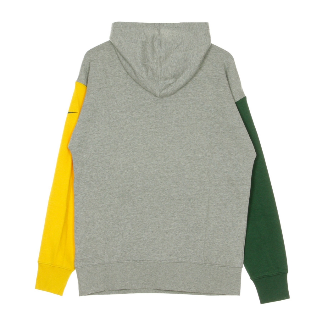 felpa leggera cappuccio uomo nfl wordmark long sleeve heritage hoodie grepac HEATHER GREY/ORIGINAL TEAM COLORS
