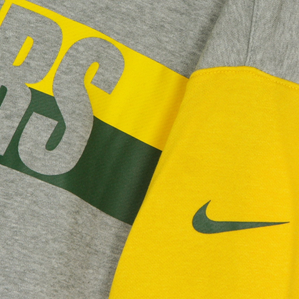 felpa leggera cappuccio uomo nfl wordmark long sleeve heritage hoodie grepac HEATHER GREY/ORIGINAL TEAM COLORS