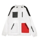 giacca a vento uomo soldier full zip jacket WHITE