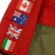 giacca a vento infilabile uomo flags anorak jacket CYBER RED