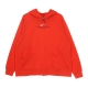 felpa leggera cappuccio donna sportswear swoosh hoodie plus LT CRIMSON/BLACK