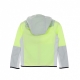felpa leggera cappuccio zip bambino b sportswear tech fleece full-zip woven hoodie mix LT LIQUID LIME/PHOTON DUST/BLACK