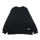 felpa leggera girocollo donna w sportswear crew earth day french terry BLACK/WHITE