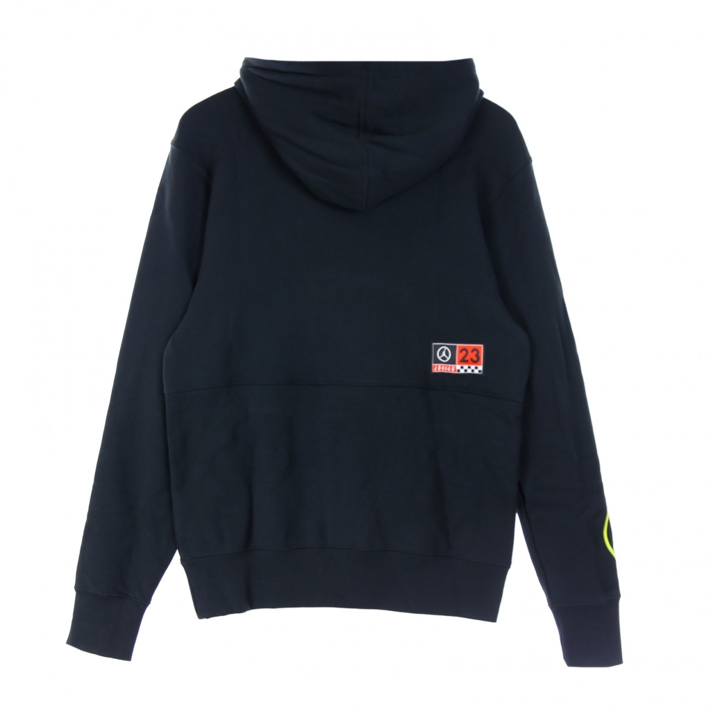 felpa leggera cappuccio uomo m sport dna po hoodie BLACK/BLACK/BLACK/CYBER
