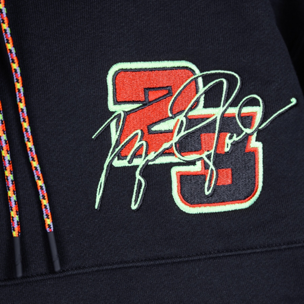felpa leggera cappuccio uomo m sport dna po hoodie BLACK/BLACK/BLACK/CYBER