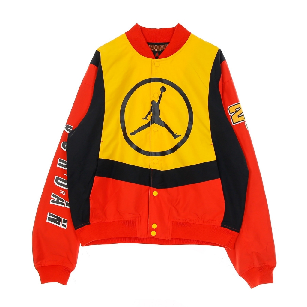 giubbotto bomber uomo m j sport dna knit jacket CHILE RED/UNIVERSITY GOLD/BLACK/BLACK