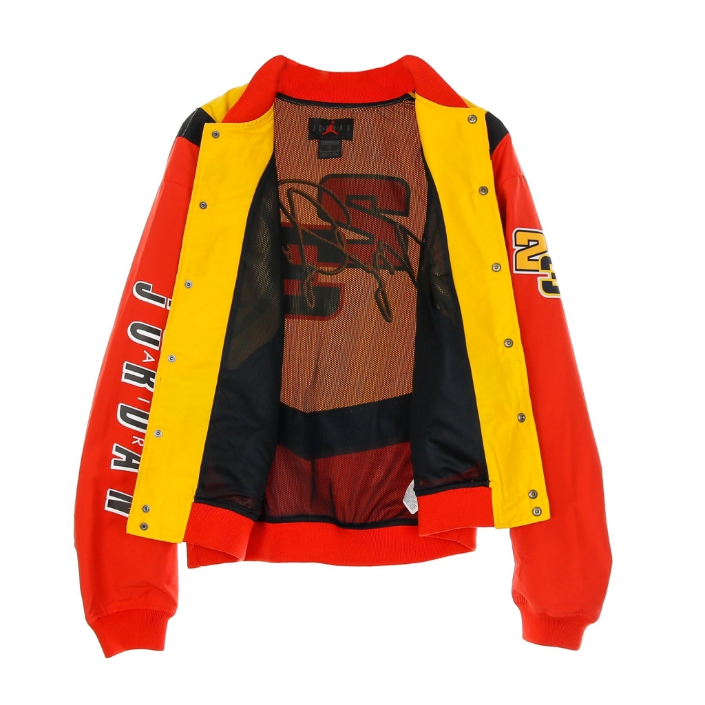 giubbotto bomber uomo m j sport dna knit jacket CHILE RED/UNIVERSITY GOLD/BLACK/BLACK
