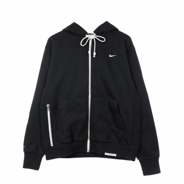 felpa leggera cappuccio zip uomo m dry-fit standard issue full-zip hoodie BLACK/PALE IVORY