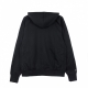 felpa leggera cappuccio zip uomo m dry-fit standard issue full-zip hoodie BLACK/PALE IVORY