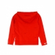 felpa leggera cappuccio bambino b sportswear fleece swoosh hooded pullover UNIVERSITY RED/UNIVERSITY RED/WHITE