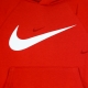 felpa leggera cappuccio bambino b sportswear fleece swoosh hooded pullover UNIVERSITY RED/UNIVERSITY RED/WHITE