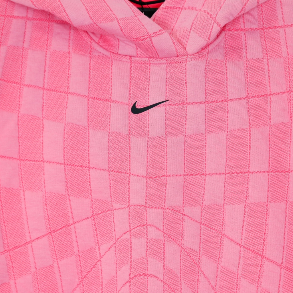 felpa leggera cappuccio donna w sportswear tech pack hoodie enginereed HYPER PINK/LOTUS PINK/BLACK