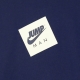 felpa leggera cappuccio uomo jumpman fleece hoodie BLUE VOID/WHITE