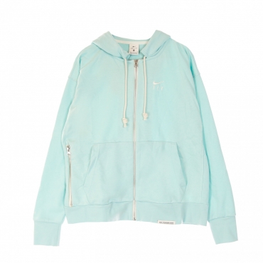 felpa leggera cappuccio zip donna w standard issue full-zip hoodie LIGHT DEW/PALE IVORY