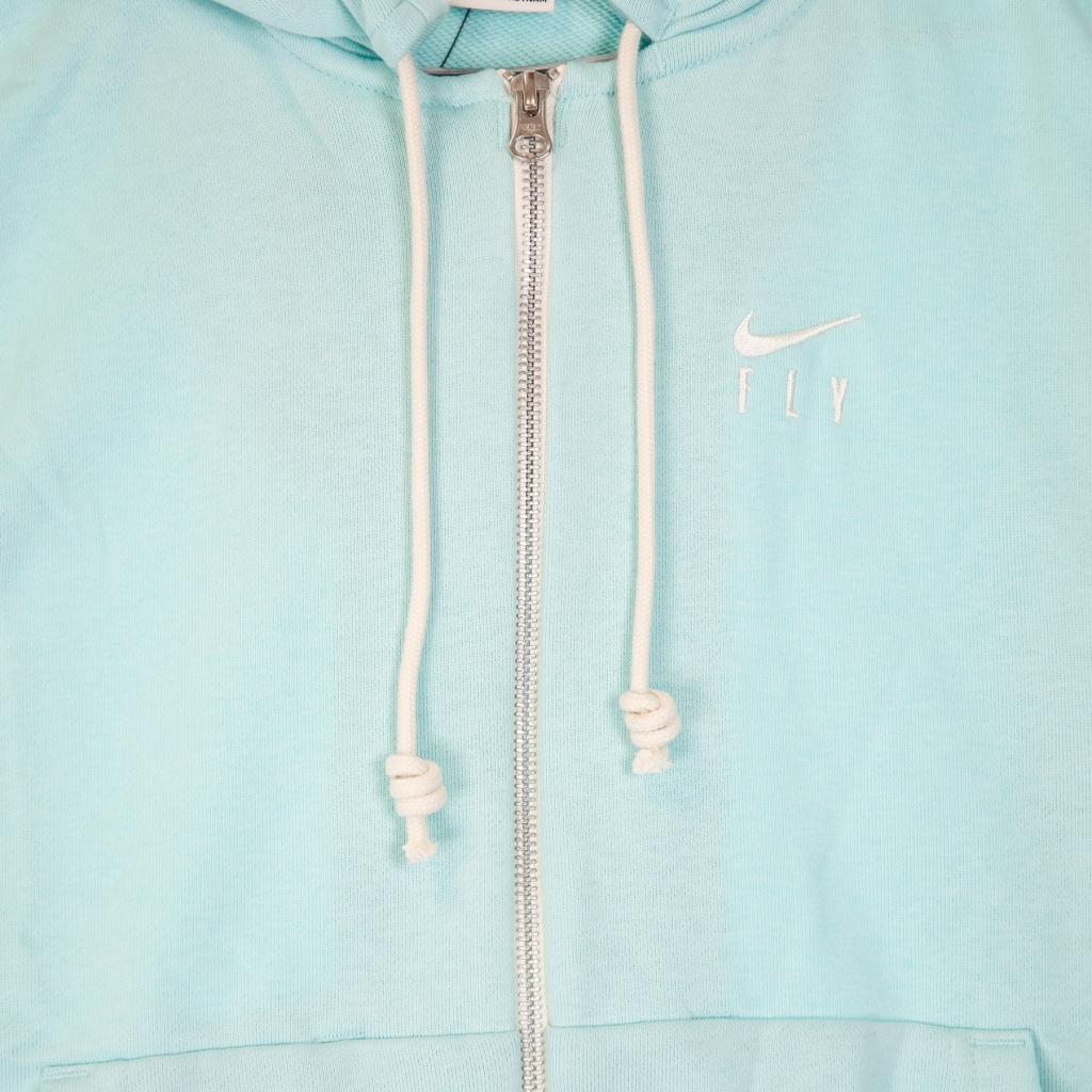 felpa leggera cappuccio zip donna w standard issue full-zip hoodie LIGHT DEW/PALE IVORY