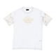 maglietta uomo 3d print flames angel tee WHITE