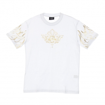 maglietta uomo 3d print flames angel tee WHITE