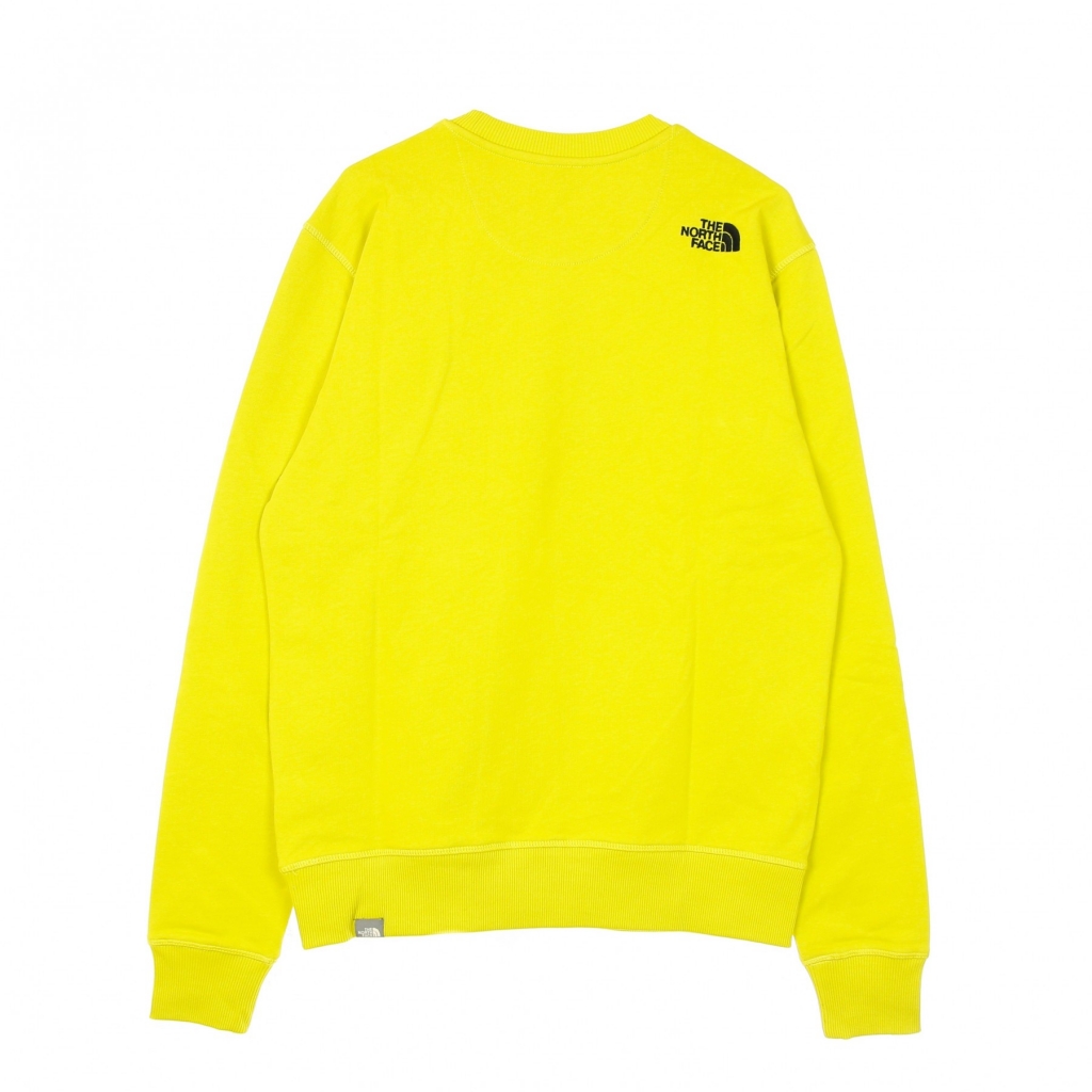 felpa leggera girocollo uomo drew peak crew light CITRONELLE GREEN