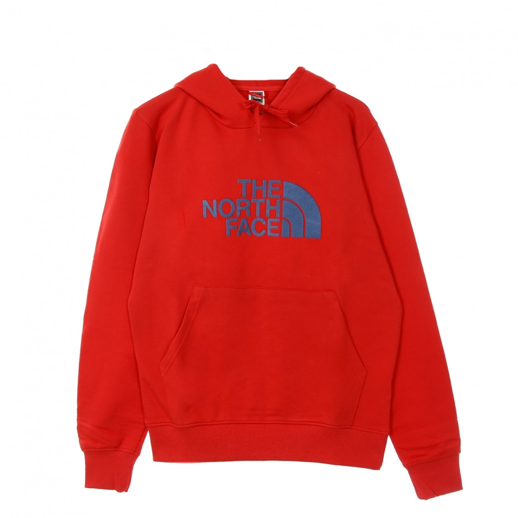felpa leggera cappuccio uomo lt drew peak po hd ROCOCCO RED