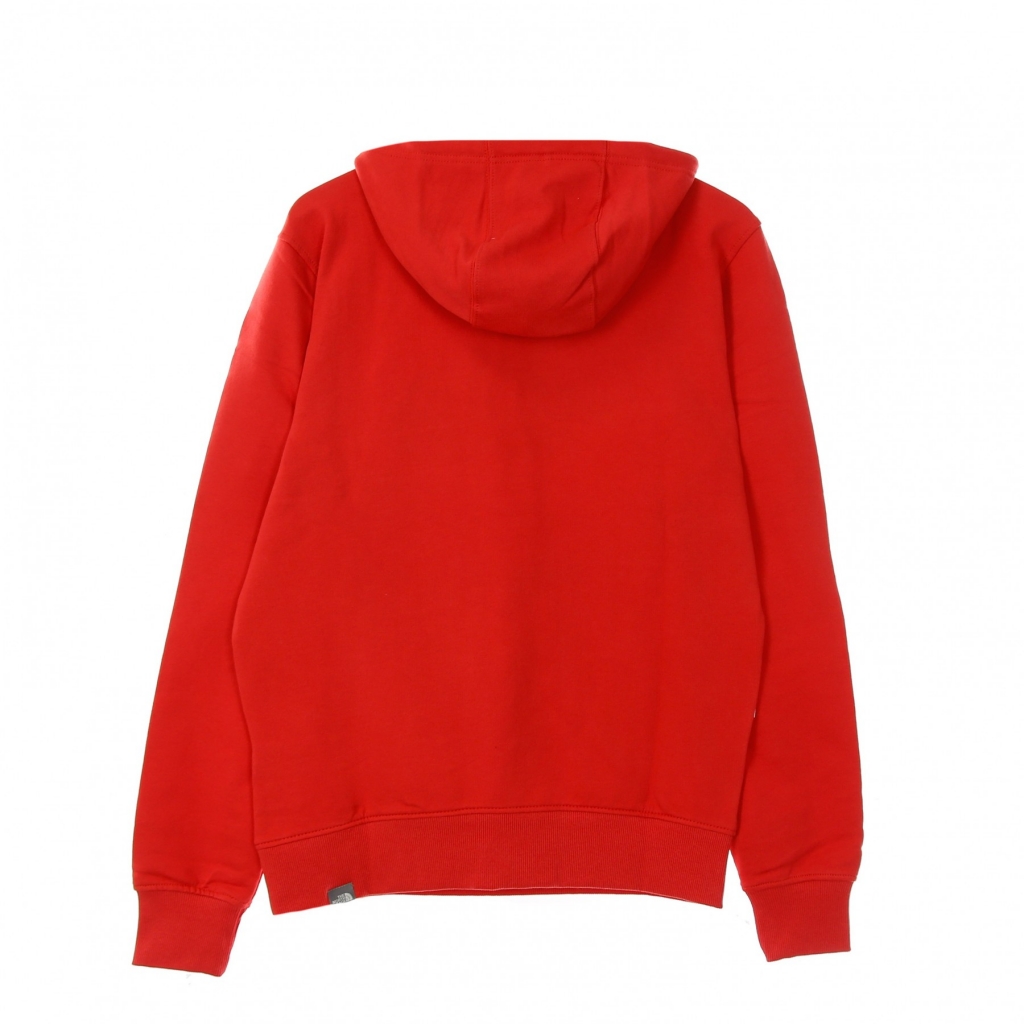 felpa leggera cappuccio uomo lt drew peak po hd ROCOCCO RED