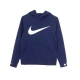 felpa leggera cappuccio bambino b sportswear fleece swoosh hooded pullover MIDNIGHT NAVY/WHITE