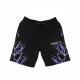pantalone corto tuta uomo blue lightning shorts BLACK/BLUE