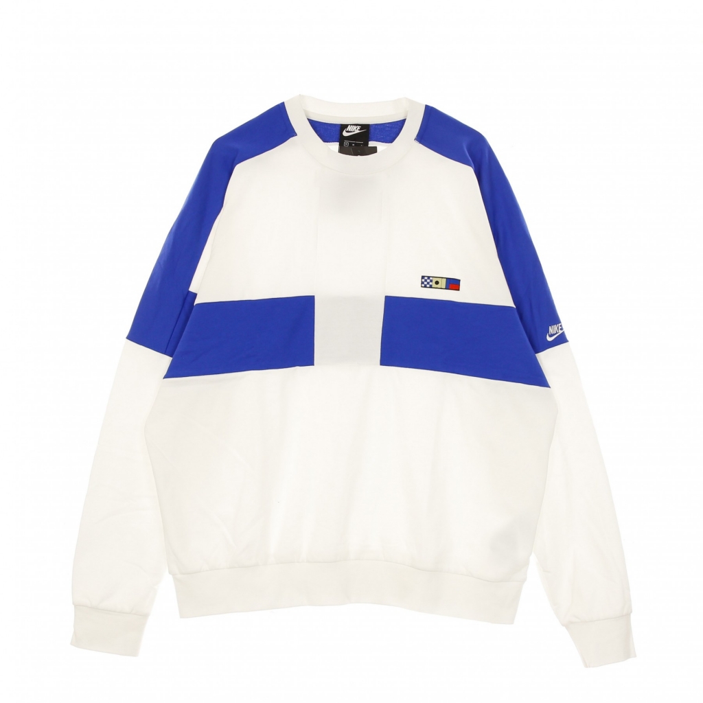 felpa leggera girocollo uomo m sportswear reissue fairlead french-terry crew SAIL/GAME ROYAL/SAIL