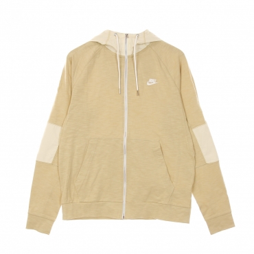 felpa leggera cappuccio zip uomo m sportswear modern full zip lightweight hoodie mix GRAIN/COCONUT MILK/ICE SILVER/WHITE