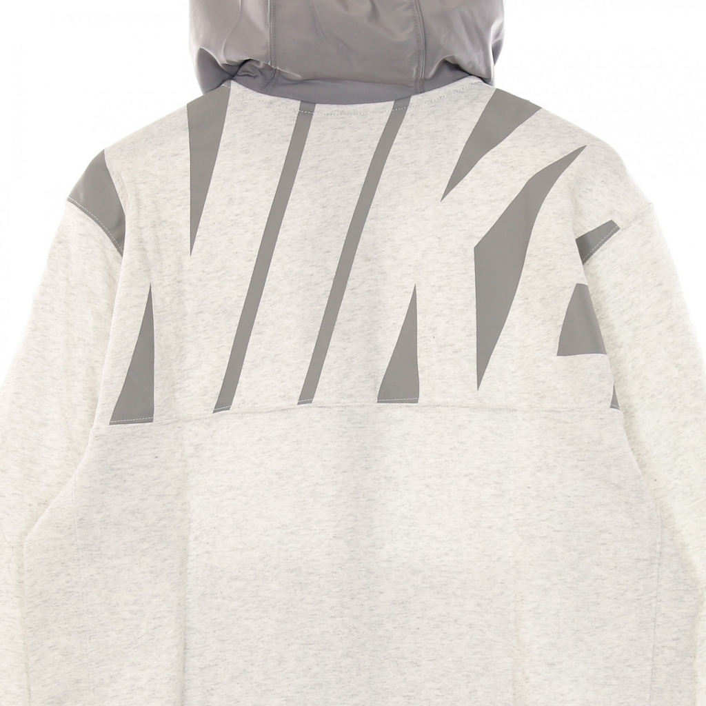 felpa leggera cappuccio zip uomo m sportswear city edition full-zip french terry hoodie seasonal BIRCH HEATHER/PARTICLE GREY/BLA