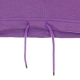 felpa leggera cappuccio manica corta donna w icon clash short sleeve hoodie french terry WILD BERRY/PURPLE STARDUST