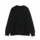 felpa leggera girocollo uomo label crewneck BLACK