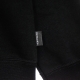 felpa leggera girocollo uomo label crewneck BLACK