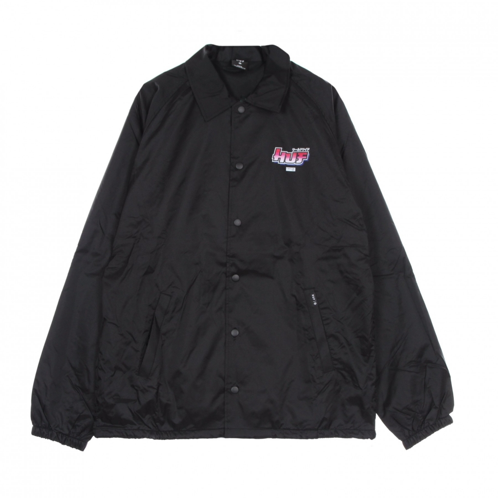 giacca coach jacket uomo chun li  cammy coach jacket x street fighter ii BLACK