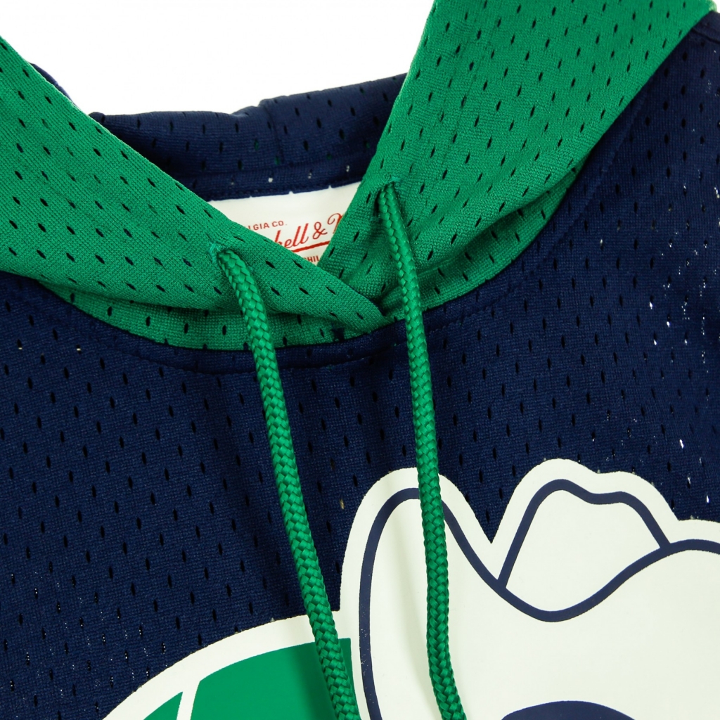 felpa leggera cappuccio manica corta uomo nba buzzer beater mesh hoody hardwood classics dalmav ORIGINAL TEAM COLORS