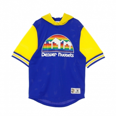 felpa leggera cappuccio manica corta uomo nba buzzer beater mesh hoody hardwood classics dennug ORIGINAL TEAM COLORS