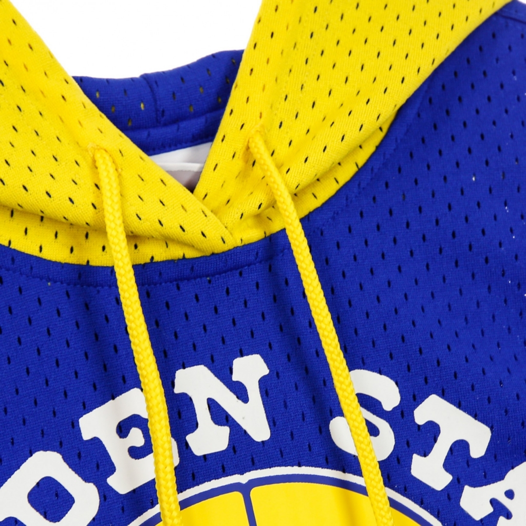 felpa leggera cappuccio manica corta uomo nba buzzer beater mesh hoody hardwood classics golwar ORIGINAL TEAM COLORS