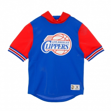 felpa leggera cappuccio manica corta uomo nba buzzer beater mesh hoody hardwood classics loscli ORIGINAL TEAM COLORS