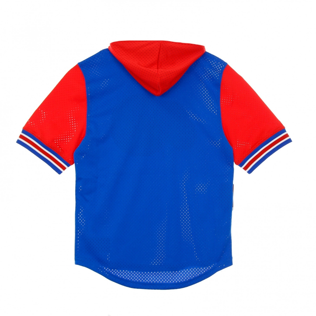 felpa leggera cappuccio manica corta uomo nba buzzer beater mesh hoody hardwood classics loscli ORIGINAL TEAM COLORS