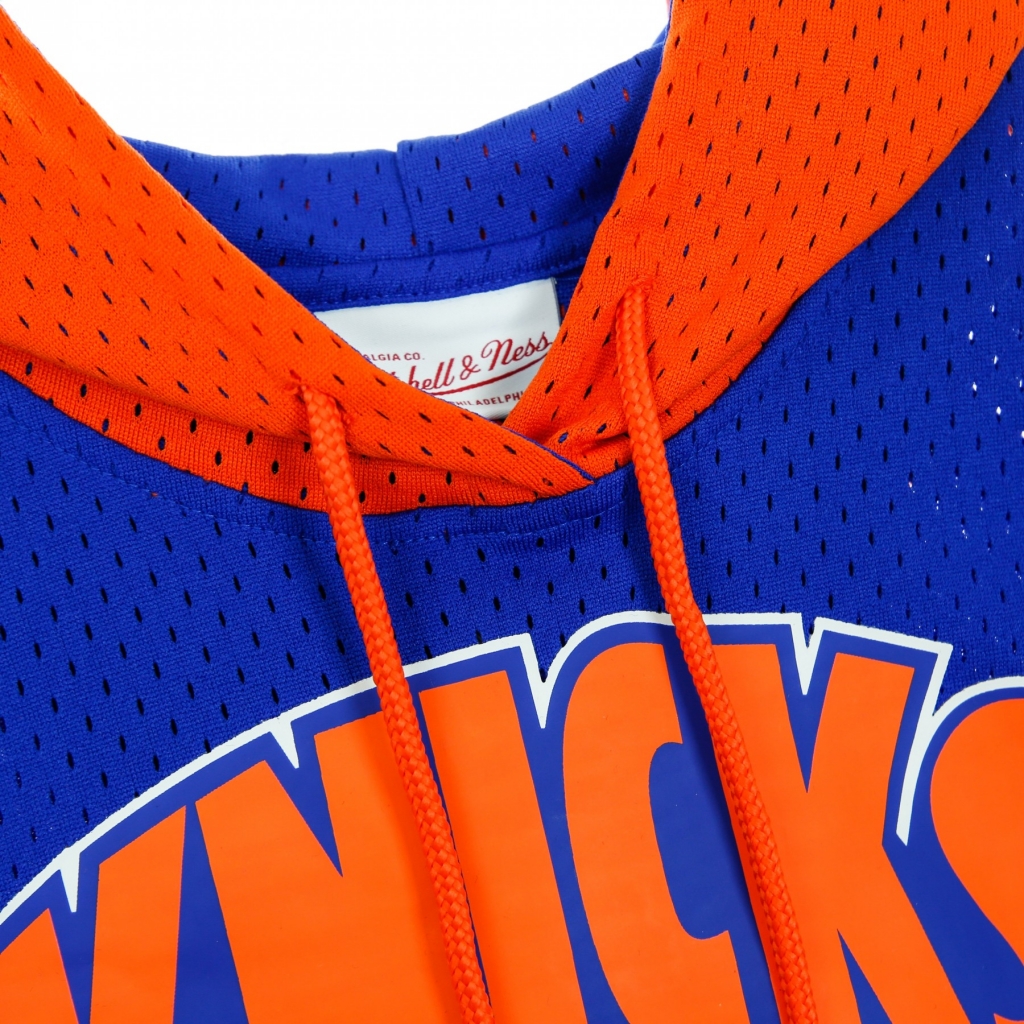 felpa leggera cappuccio manica corta uomo nba buzzer beater mesh hoody hardwood classics neykni ORIGINAL TEAM COLORS
