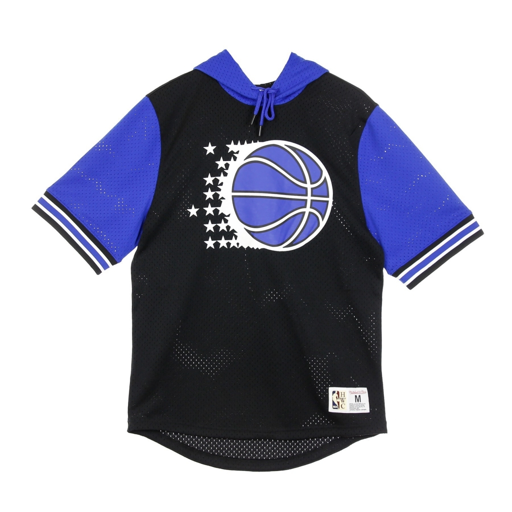 felpa leggera cappuccio manica corta uomo nba buzzer beater mesh hoody hardwood classics orlmag ORIGINAL TEAM COLORS