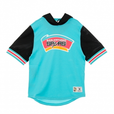 felpa leggera cappuccio manica corta uomo nba buzzer beater mesh hoody hardwood classics  saaspu ORIGINAL TEAM COLORS