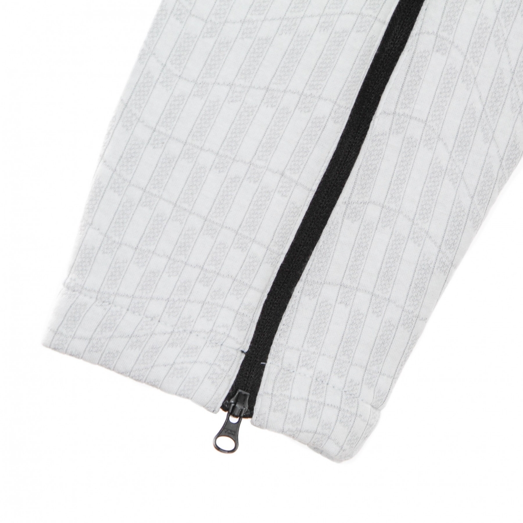 felpa leggera cappuccio donna w sportswear tech pack hoodie all over jacquard WHITE/BLACK