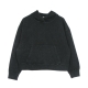 felpa leggera cappuccio donna w sportswear wash hoodie BLACK/BLACK